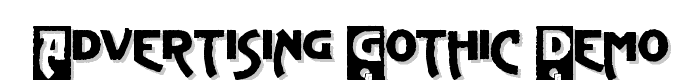 Advertising Gothic Demo font